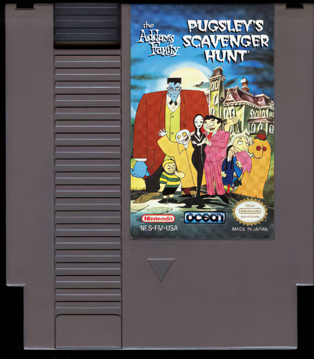 Лицензионный картридж Addams Family, The - Pugsley's Scavenger Hunt для NES\Famicom